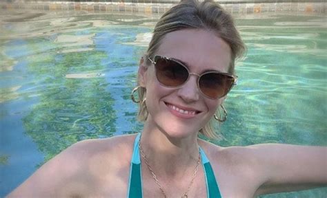 january jones bikini|January Jones’ All